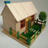 ساخت مدل های مختلف کاردستی و ماکت خانه با چوب بستنی