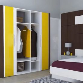 ترکیب رنگ کمد دیواری اتاق خواب