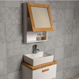 انواع مدل های آینه دستشویی