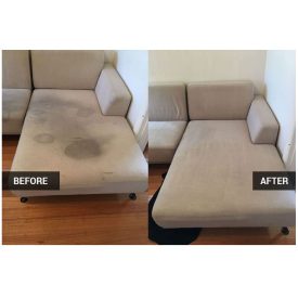 قبل و بعد شستشوی مبل