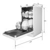 ابعاد ماشین ظرفشویی و اندازه های استاندارد برندهای سامسونگ و ال جی