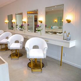 gold and white beauty salon 7