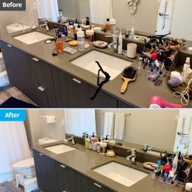 قبل و بعد تمیزی خانه