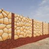 رنگ آمیزی دیوار سیمانی طرح سنگ ؛ آموزش کامل و مرحله به مرحله