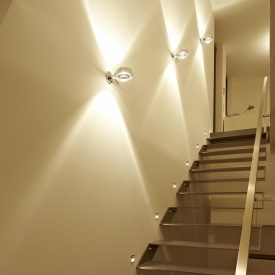نورپردازی راه پله ساختمان
