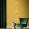 استفاده از کاغذ دیواری زرد، شور زندگی را در خانه افزایش می دهد